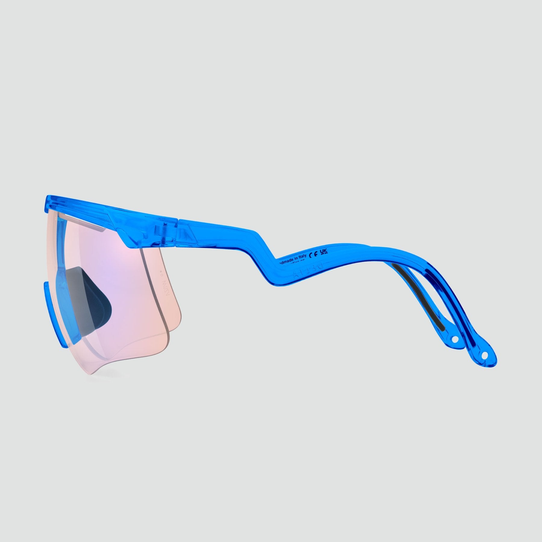 Delta Sunglasses - Blue Glossy VZUM™ F-LENS FLM