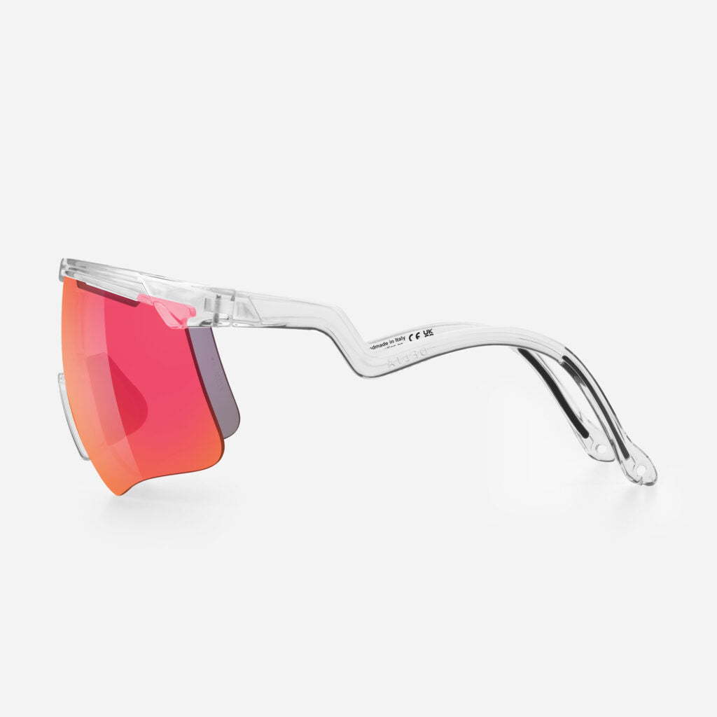 Delta Sunglasses - Crystal Glossy VZUM™ F-LENS FIRE