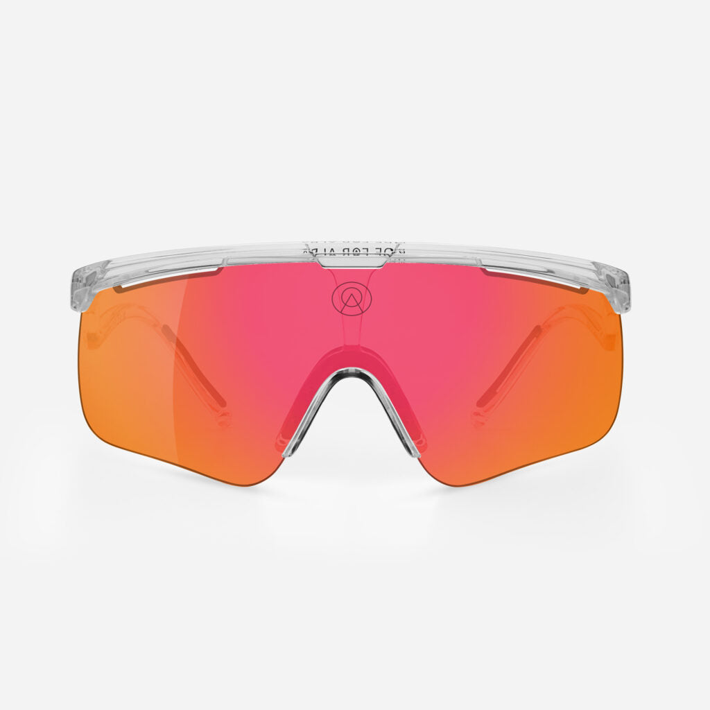 Delta Sunglasses - Crystal Glossy VZUM™ F-LENS FIRE