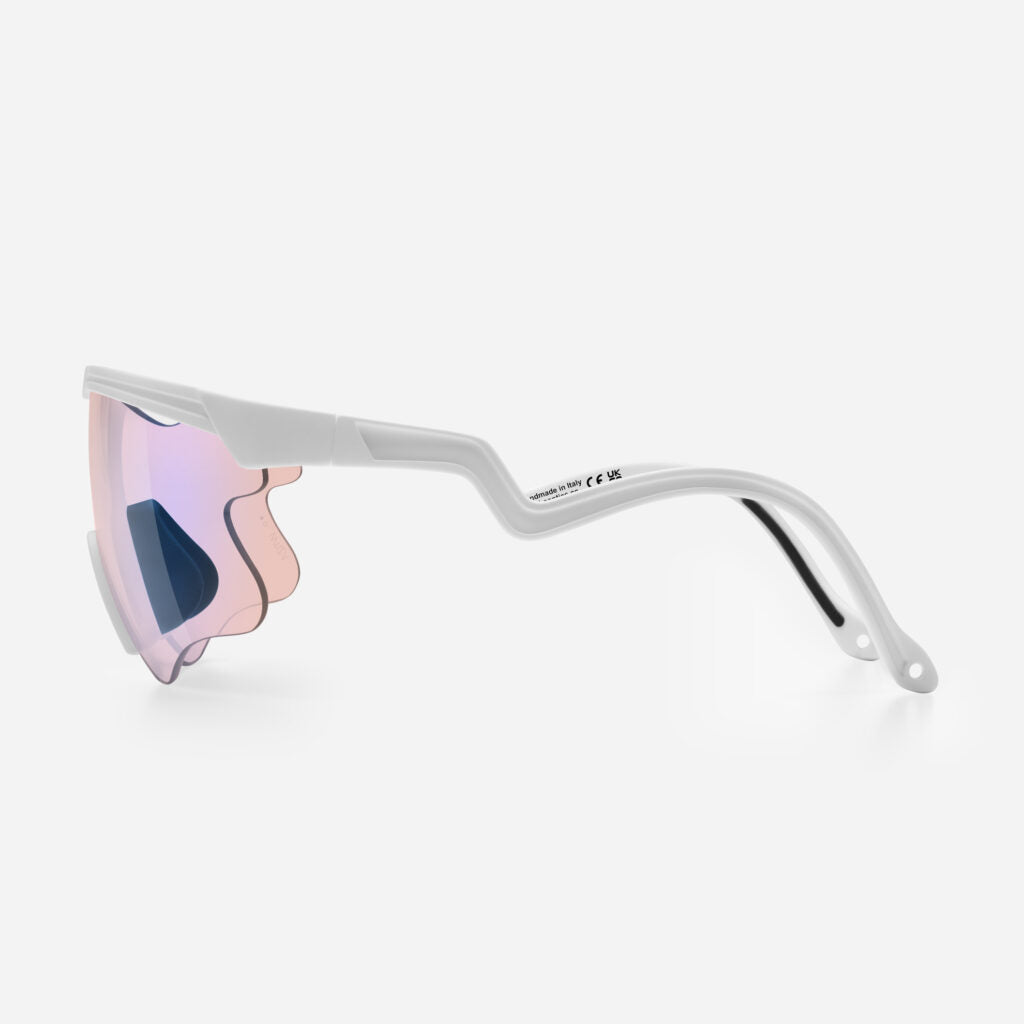 Delta LEI Sunglasses - White VZUM™ F-LENS FLM