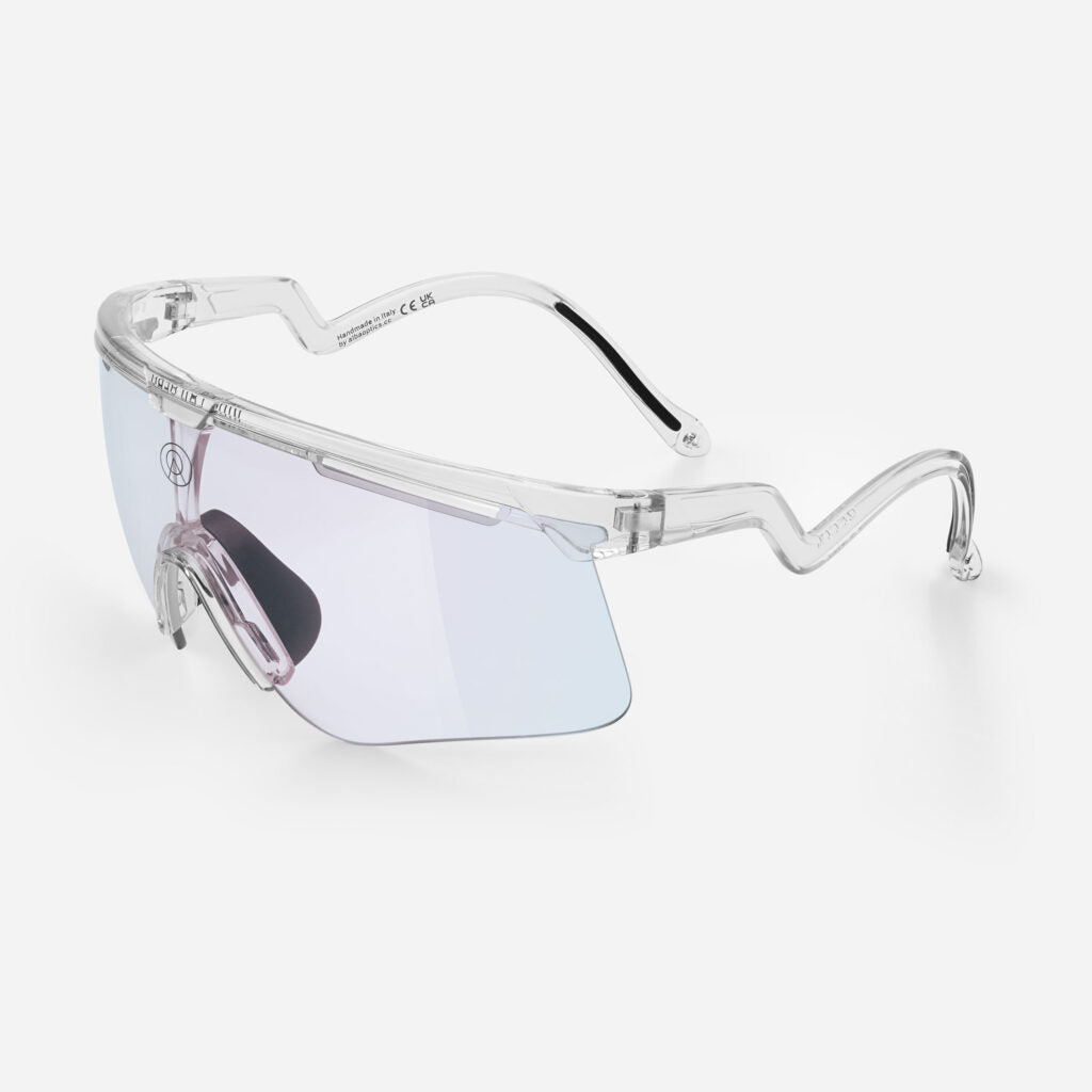 Delta Sunglasses - Crystal Glossy VZUM™ F-LENS FIRE