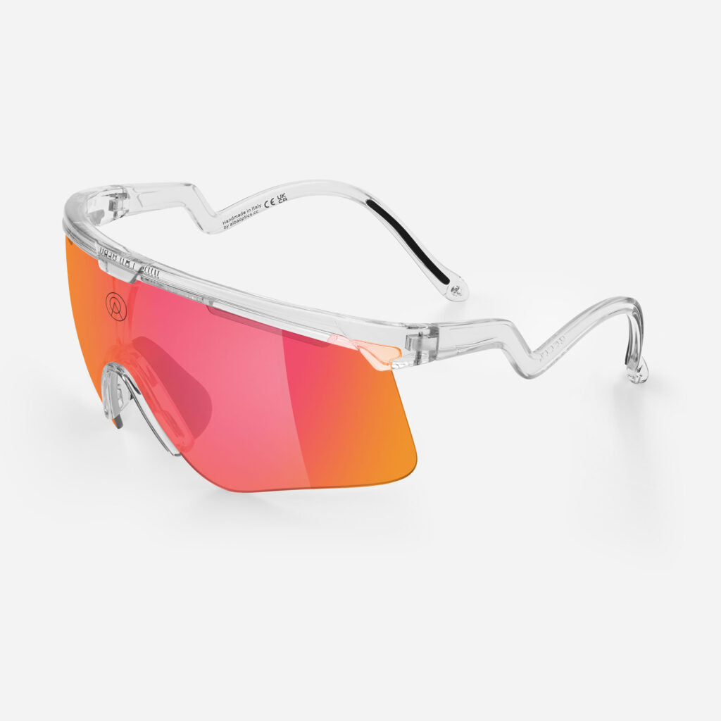 Delta Sunglasses - Crystal Glossy VZUM™ F-LENS FIRE