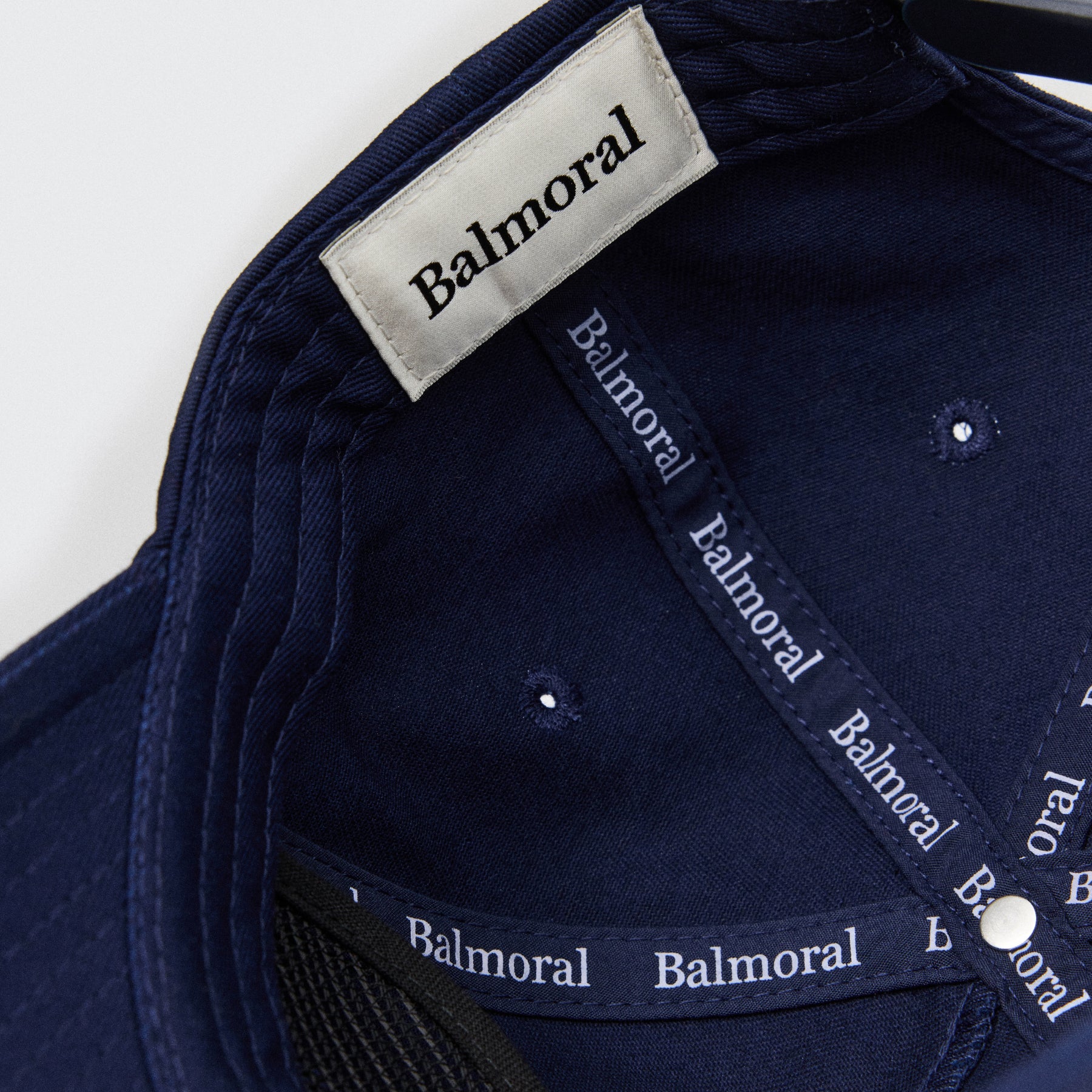 Old English 5-Panel Hat - Navy