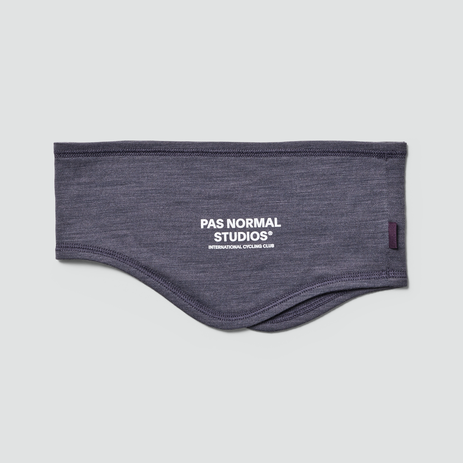 Logo Merino Headband - Steel