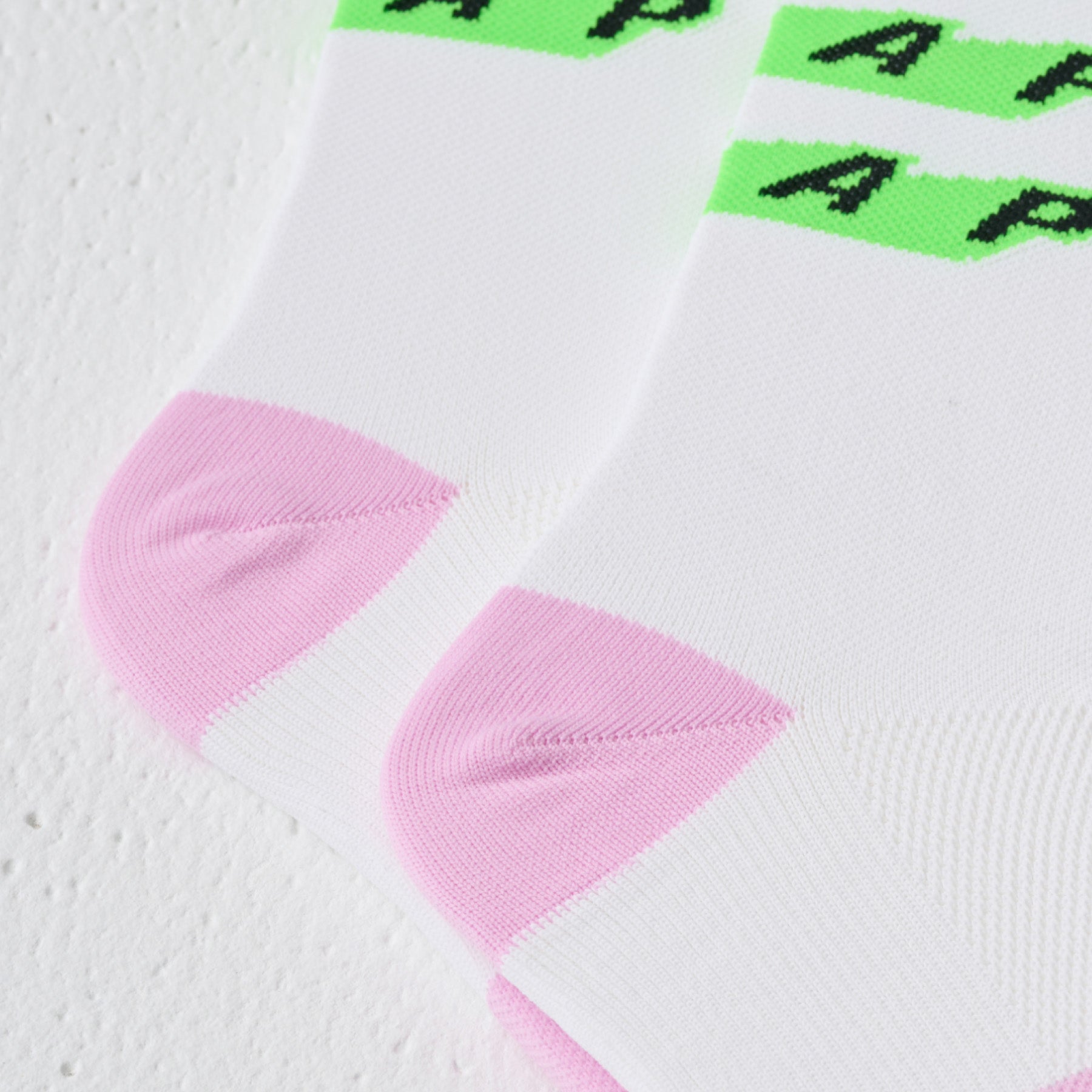 Evade X Sock - White / Fluro Green