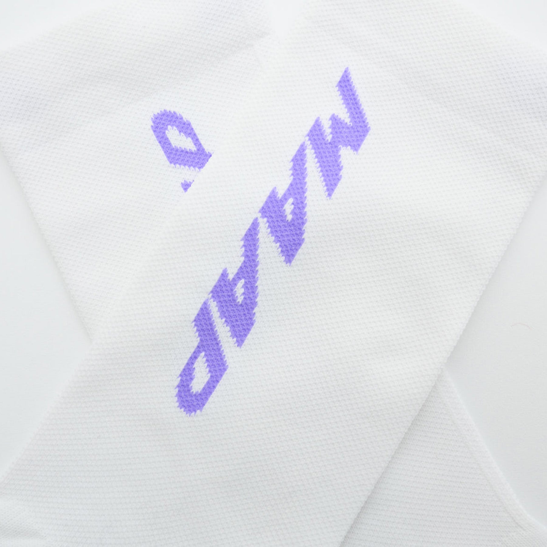 Emerge Sock - White/Fluro Purple