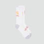 Strata Team Sock - White/Sorbet