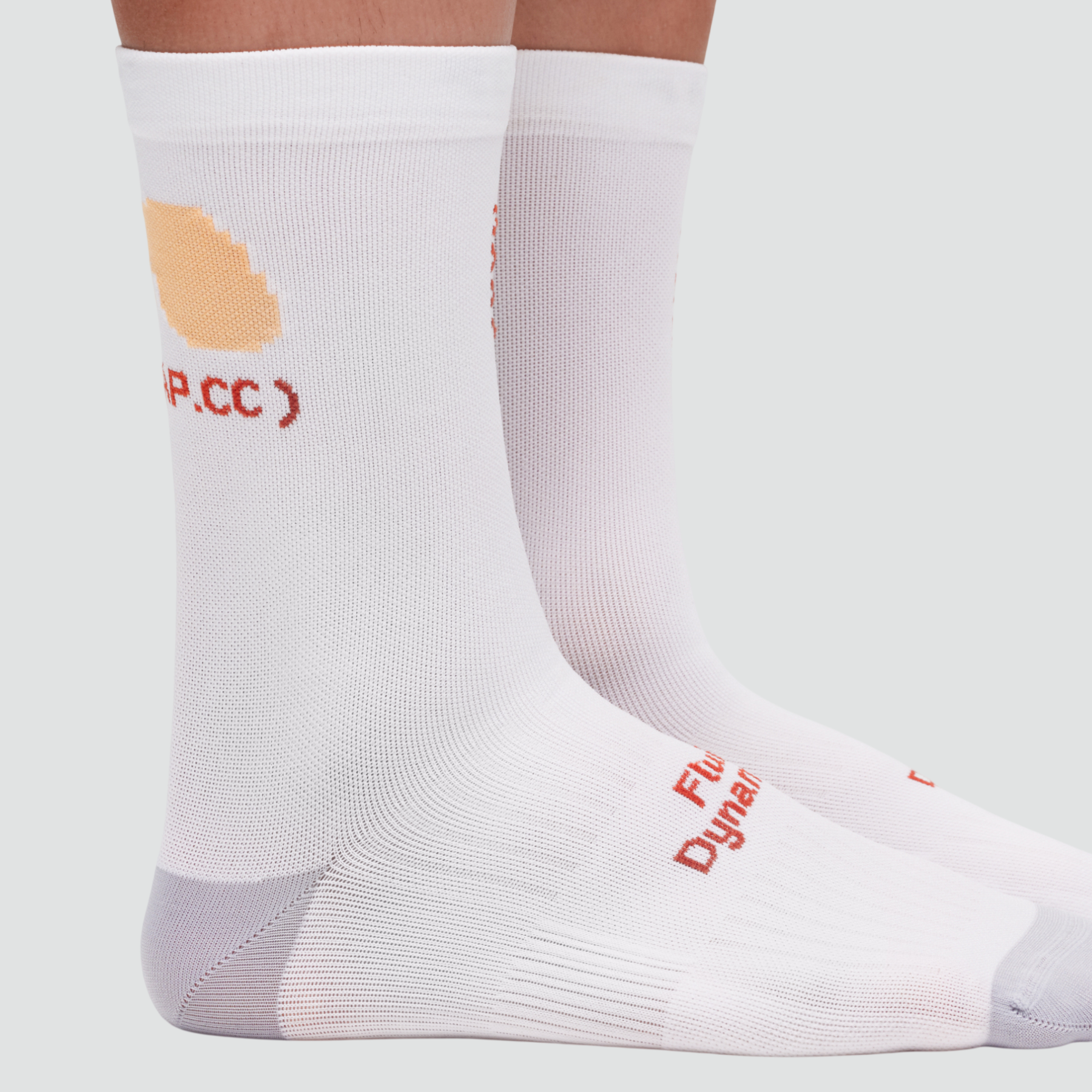 Strata Team Sock - White/Sorbet