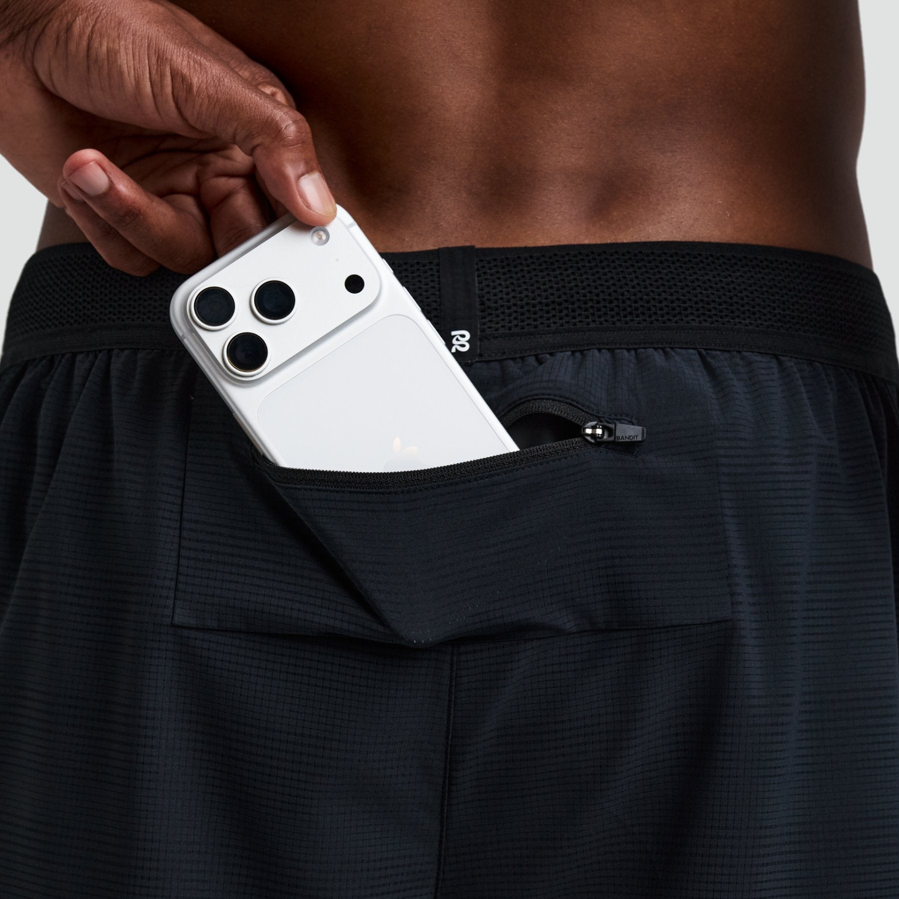 CoolGrid™ 2-in-1 Run Short - Black