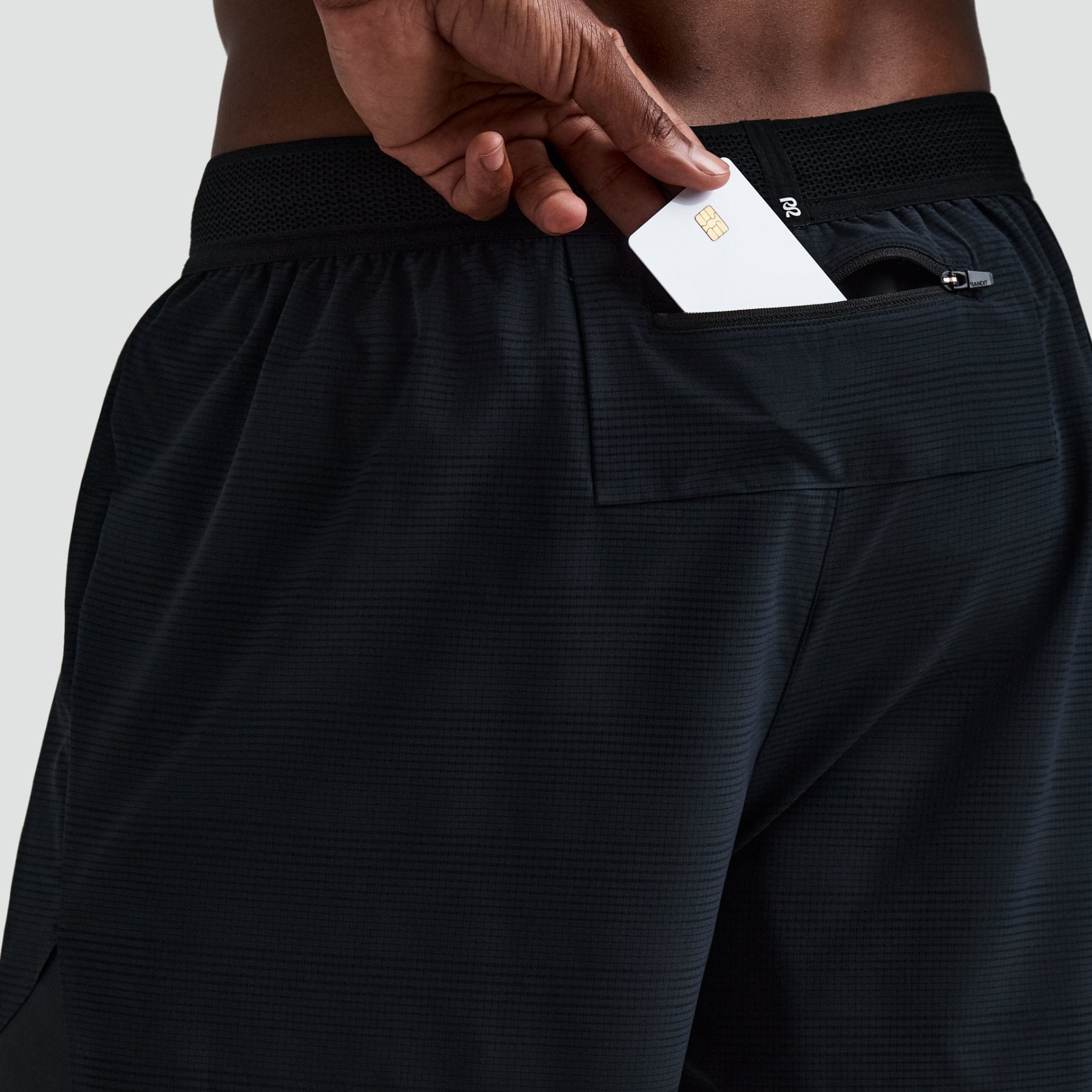CoolGrid™ 2-in-1 Run Short - Black