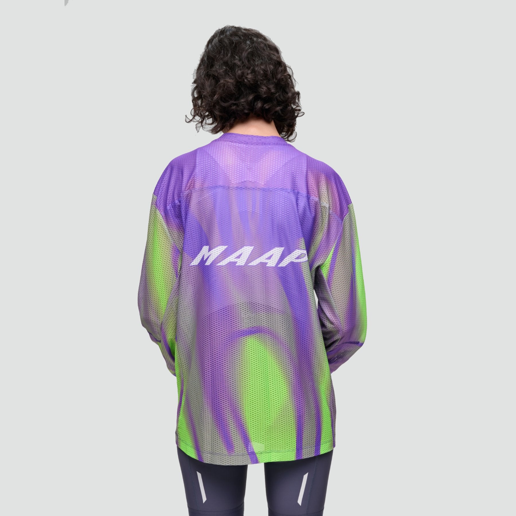 Chandail à Manches Longues Worldtour 26 Air Mesh - Blackout Glow