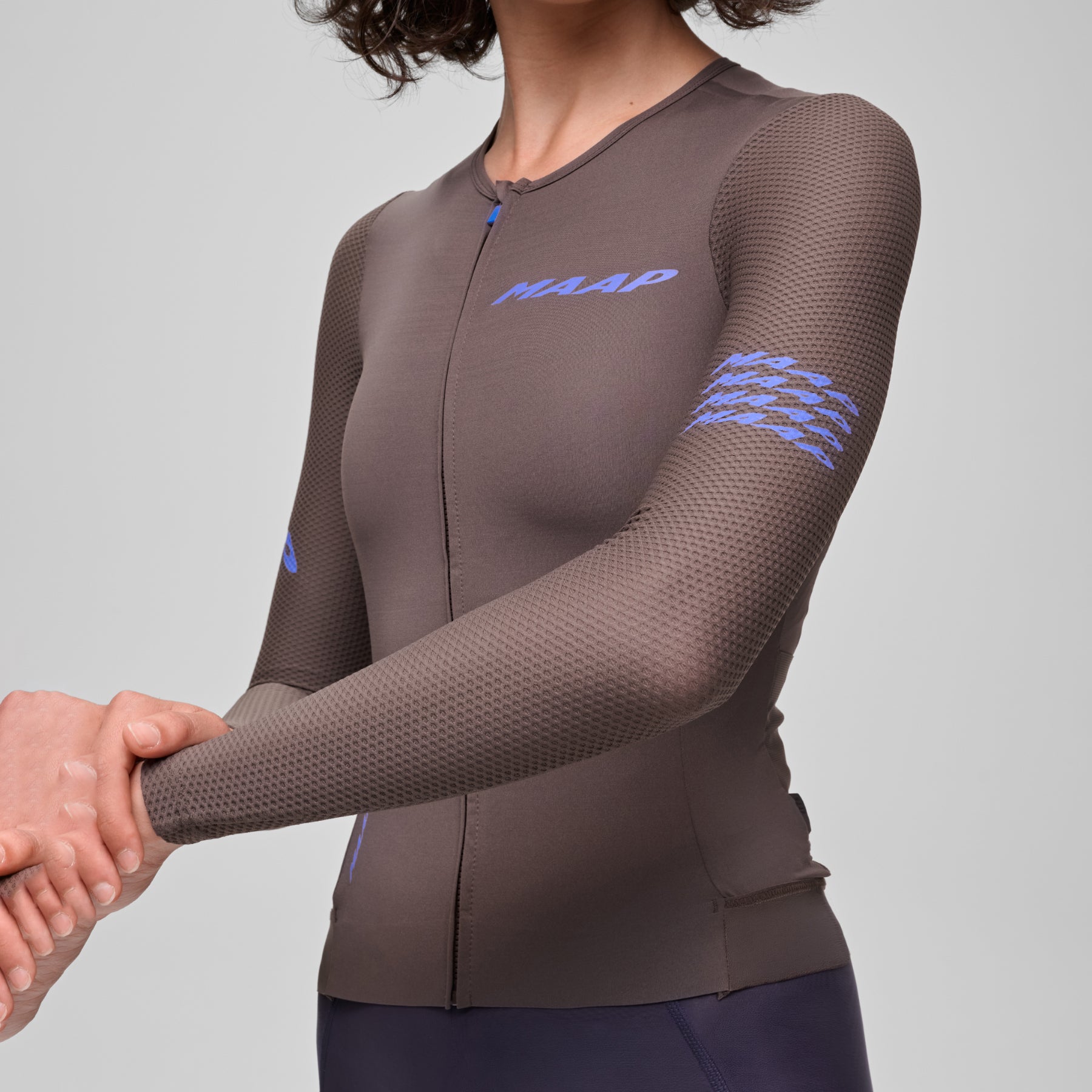 Women's Pro Emerge LS Jersey - Brown Umber