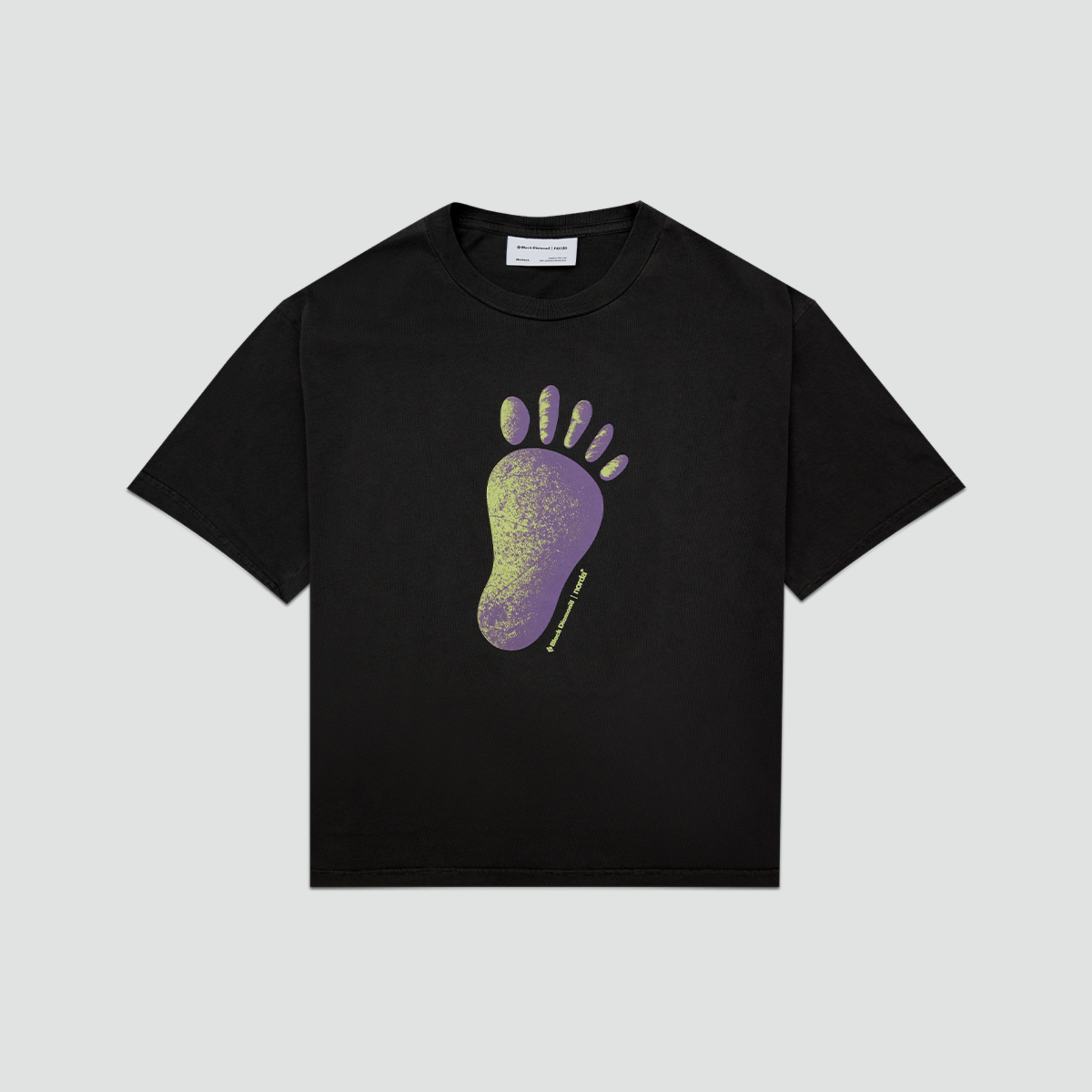 Black Diamond x norda SS Tee - Washed Black