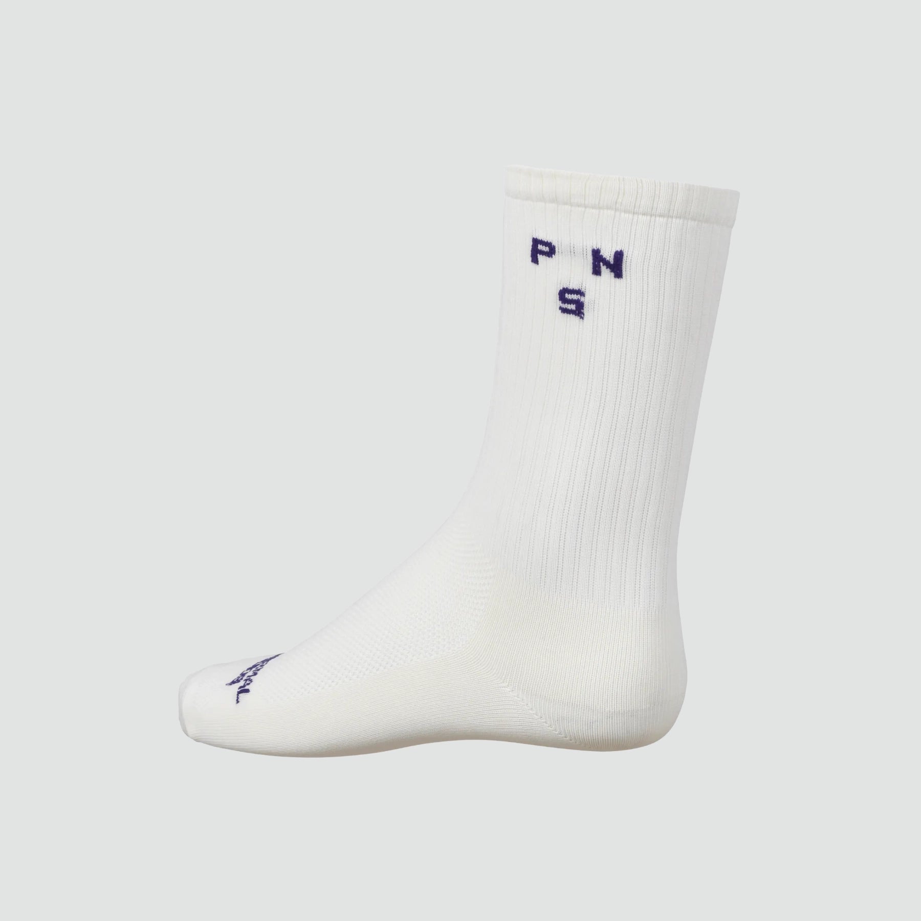 Off-Race Ribbed Socks - Off White