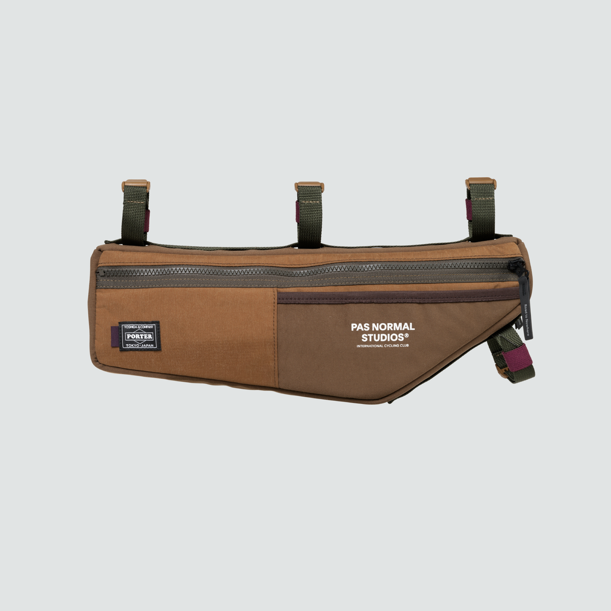 Pas Normal Studios x Porter Frame Bag - Light Brown