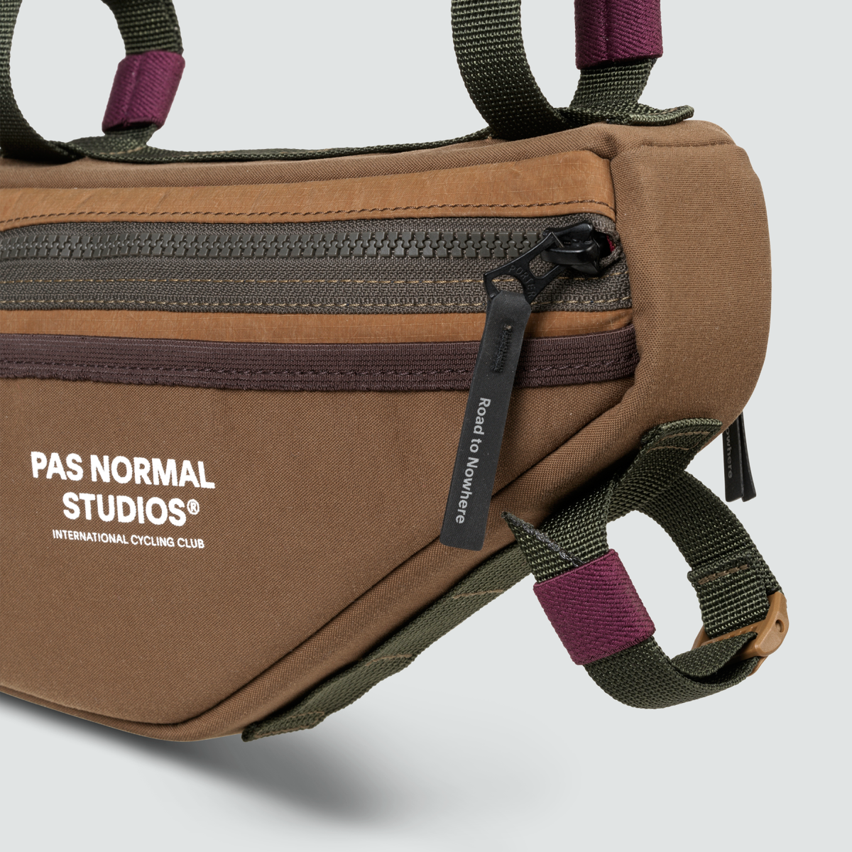 Pas Normal Studios x Porter Frame Bag - Light Brown