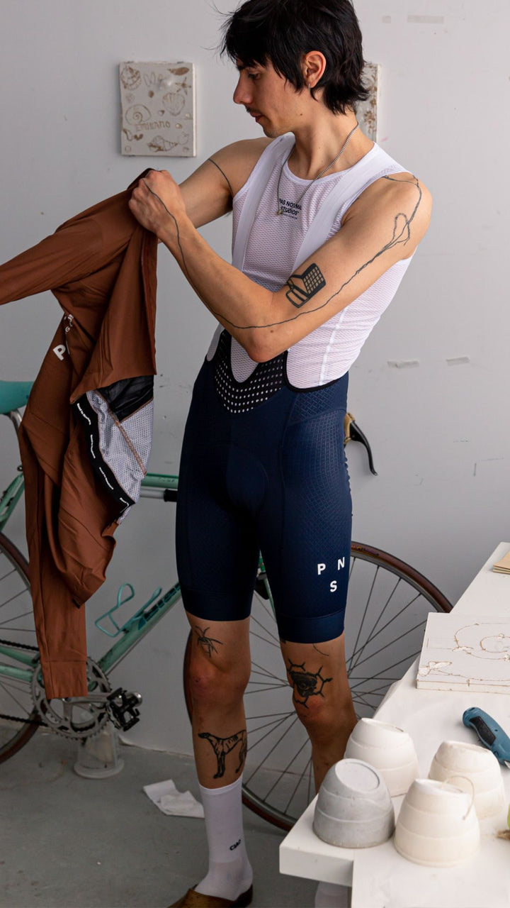 Pas Normal Studios Mechanism Bib - Navy – Le Club