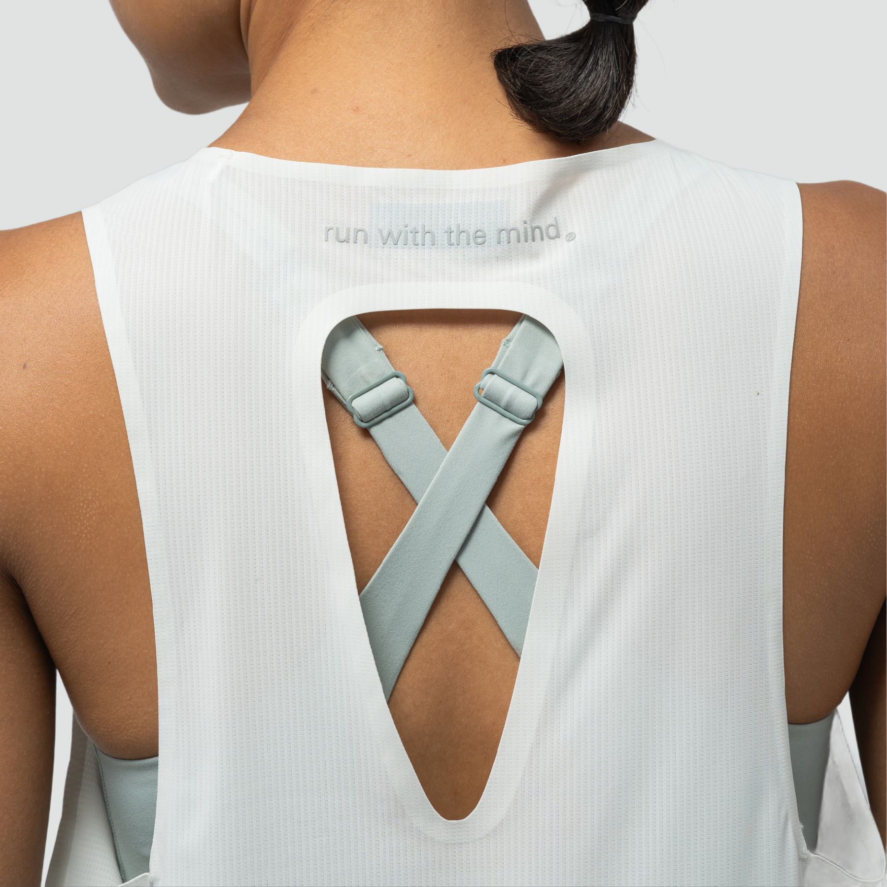 Women's Race Singlet - Dawn Blue