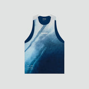 Specter™ Race Singlet - Undertow Ink Blue Multi