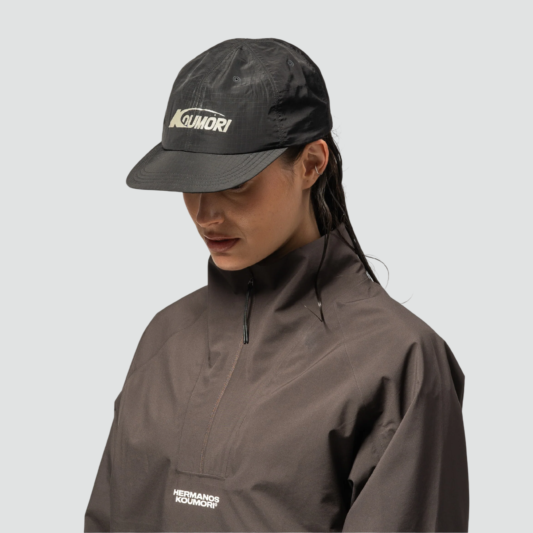 Casquette Plate Ripstop - Noir