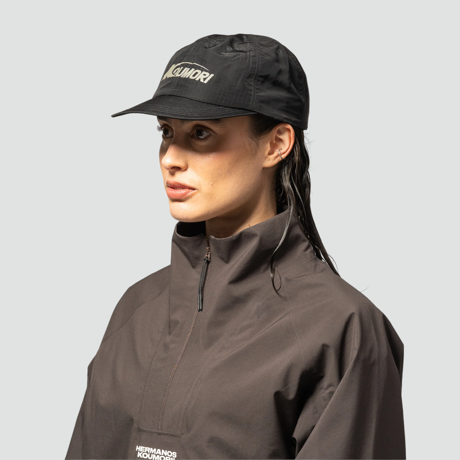 Casquette Plate Ripstop - Noir