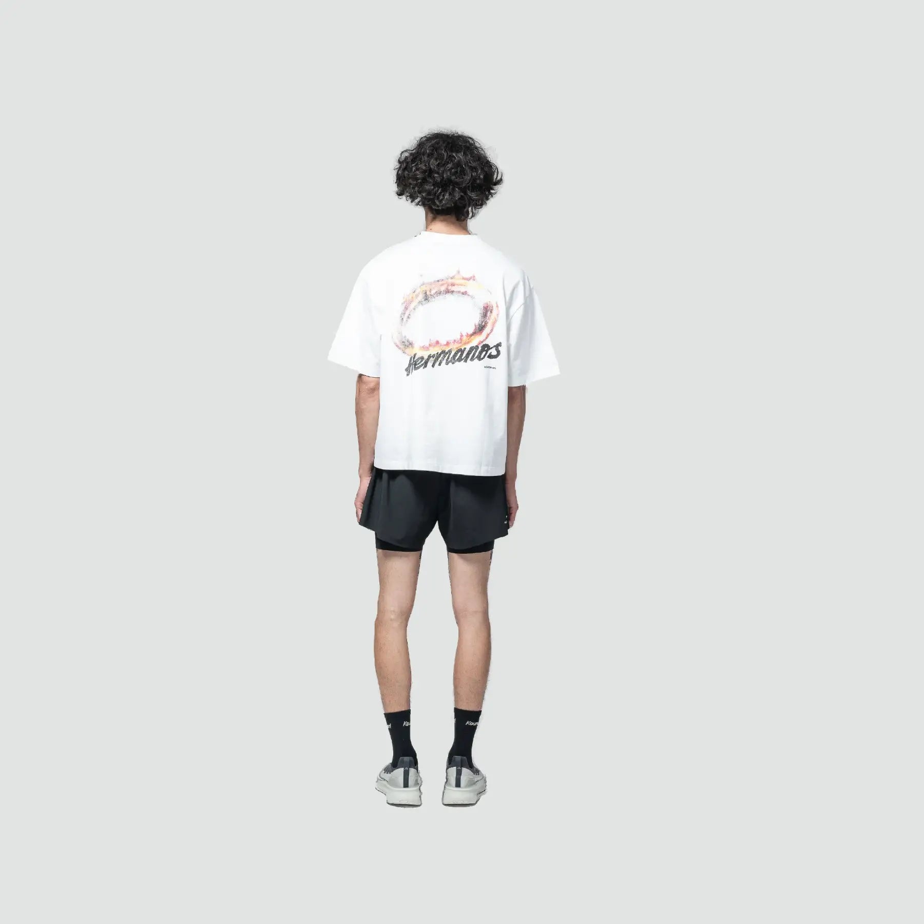 SS Swirl Koumori Boulder T-shirt - White