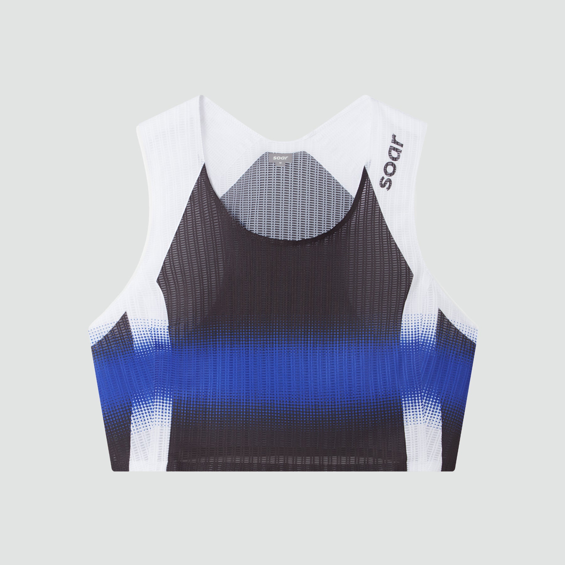 Women&#39;s Crop Vest - Black/Blue