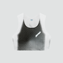 Women's Crop Vest - Black White Dot