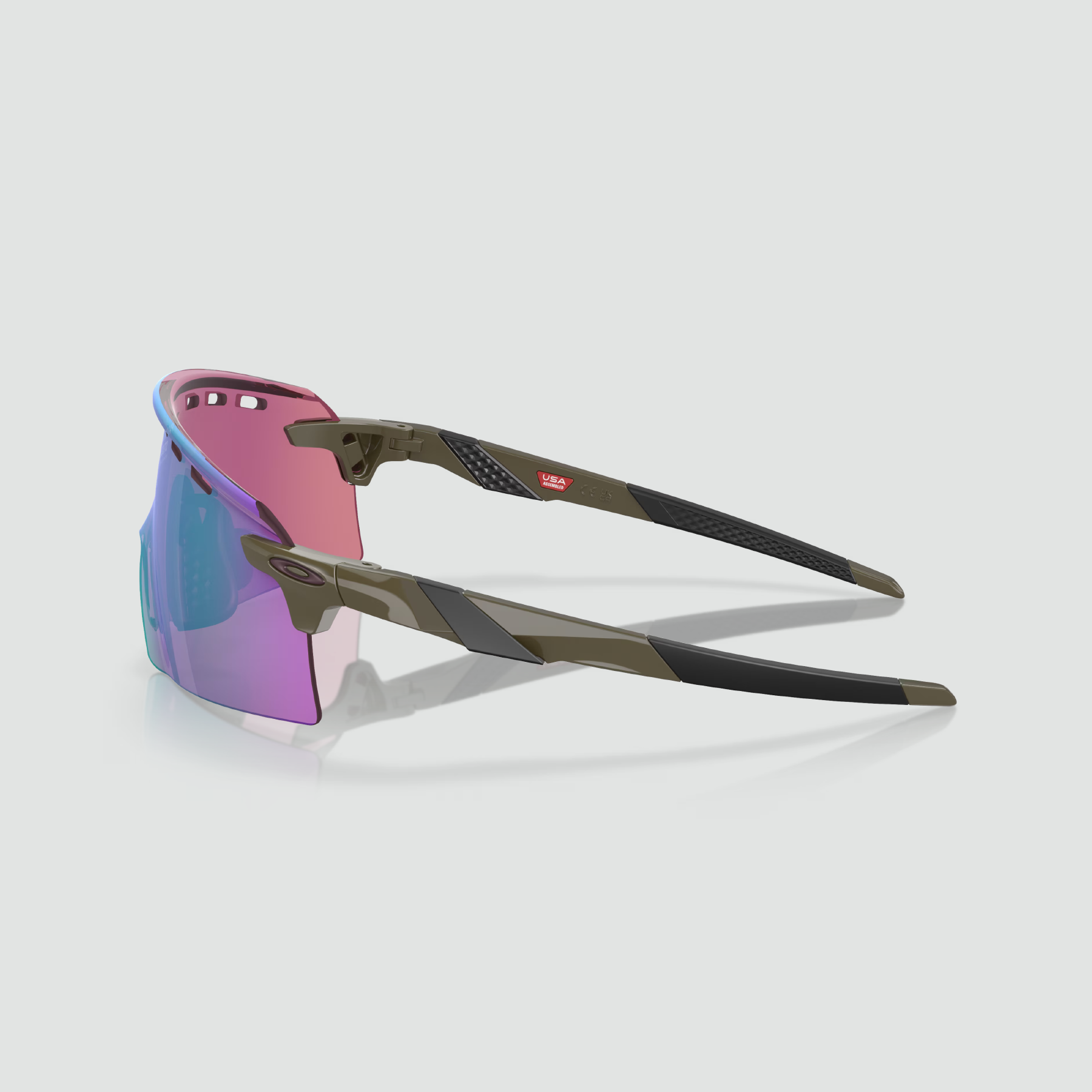 Encoder Strike Vented PNS Sunglasses - Black Olive w/ Prizm Road Jade