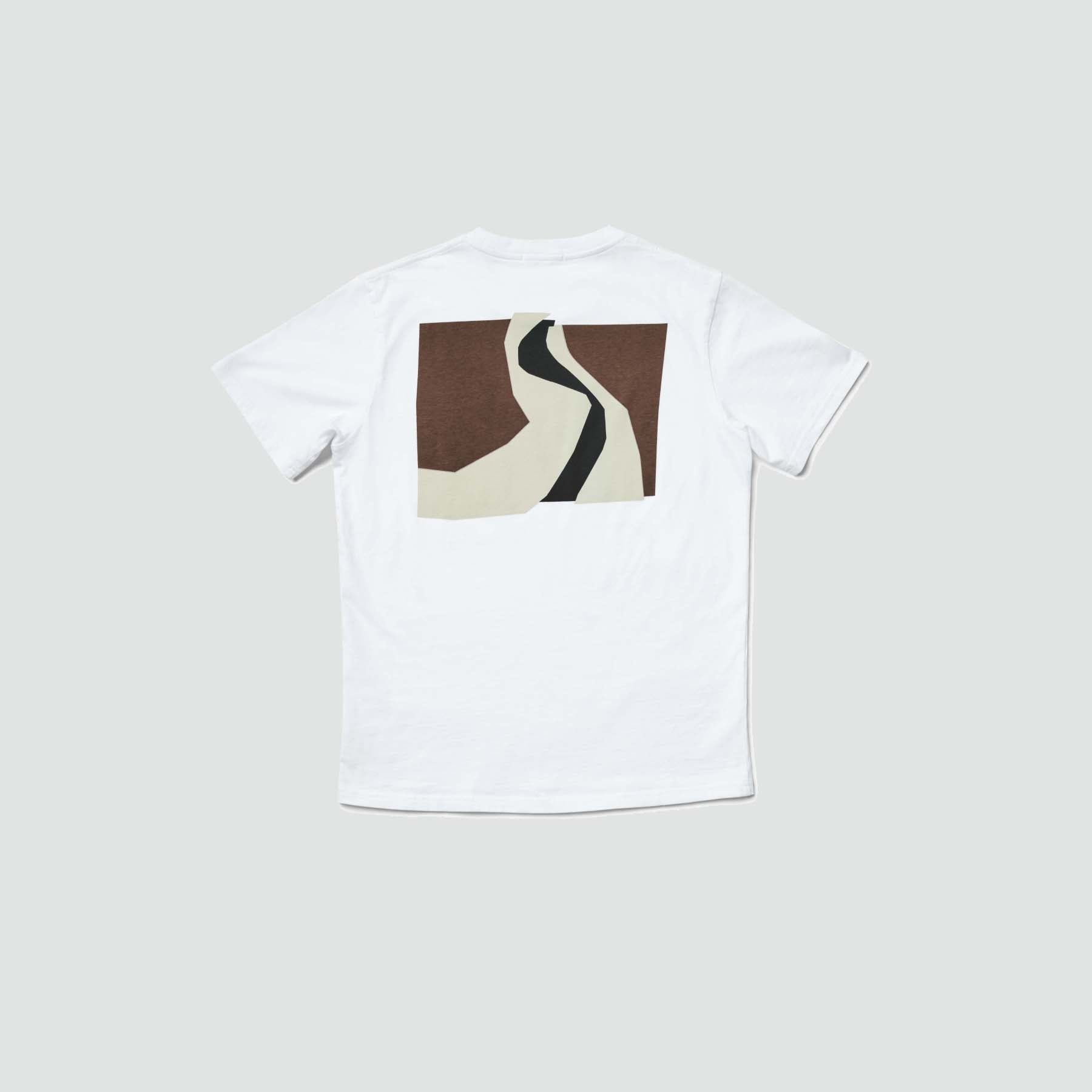 T-shirt Movement Collage - Blanc