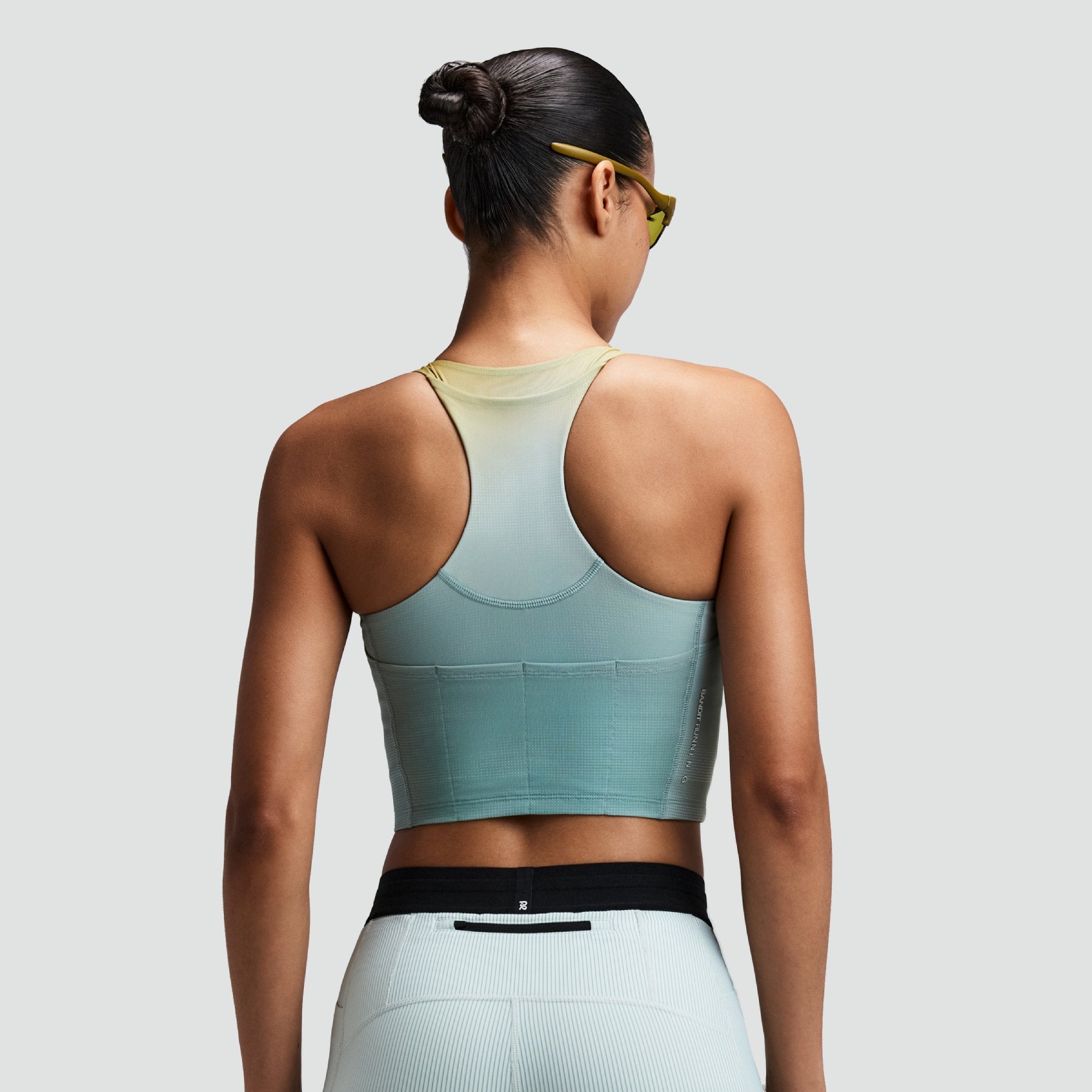 Women's Vanisher™ V-Neck Race Crop - Lagoon Multi