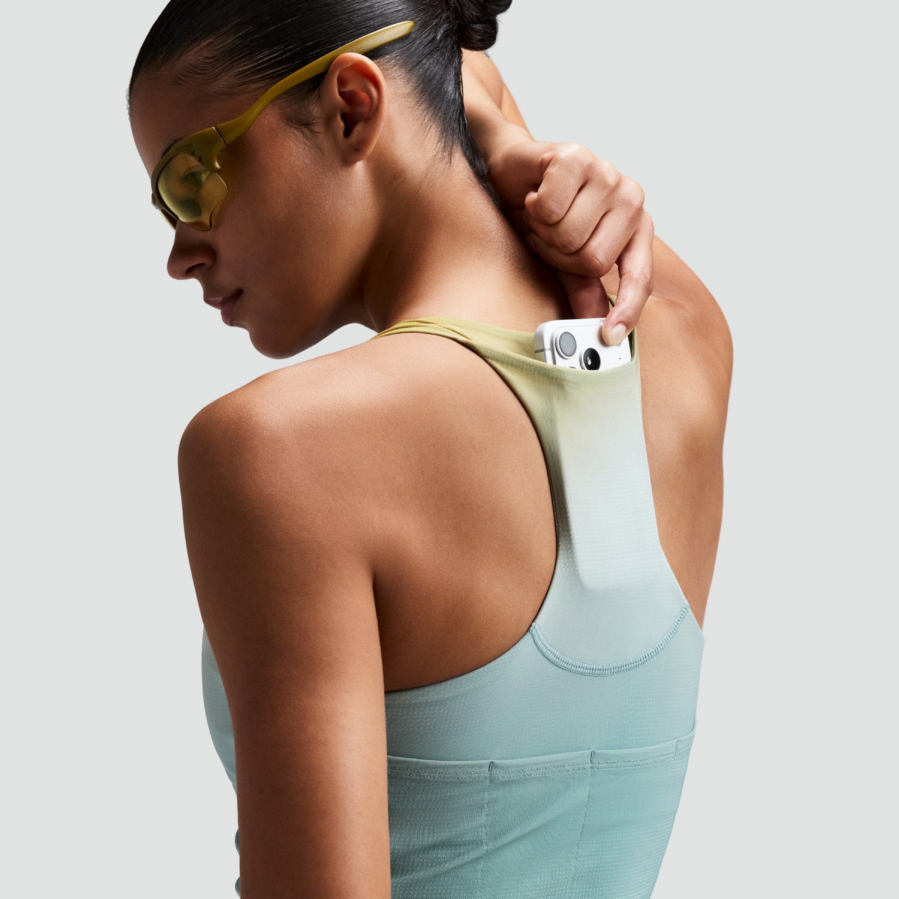 Women's Vanisher™ V-Neck Race Crop - Lagoon Multi