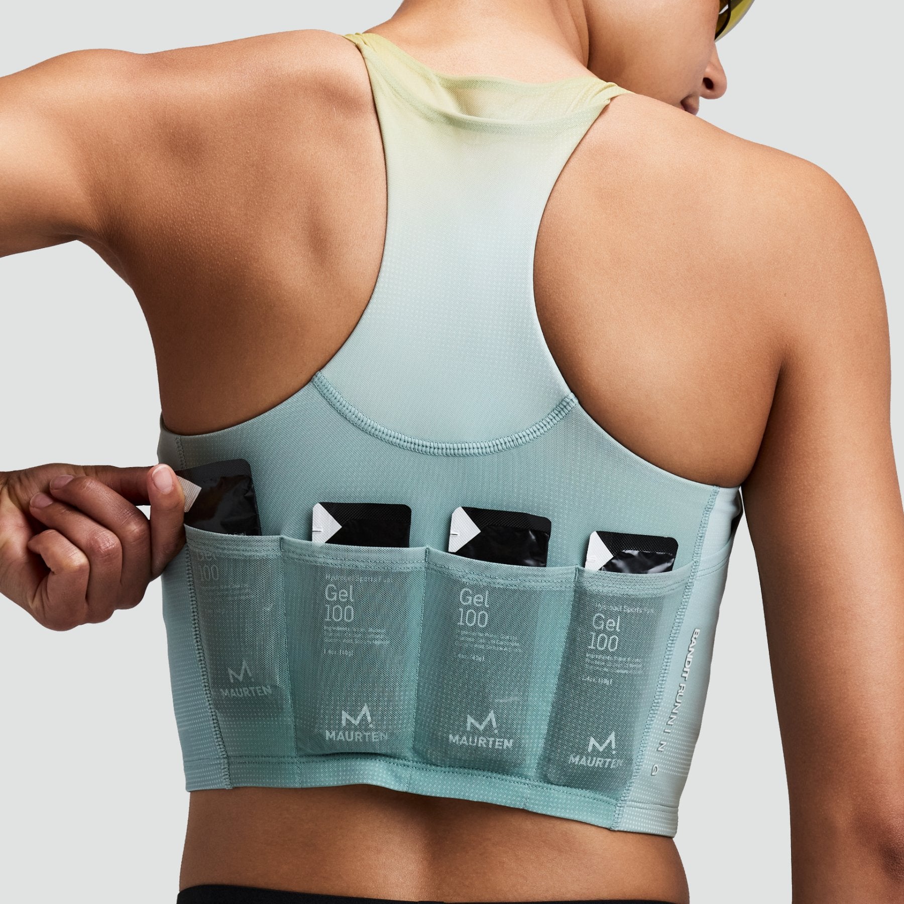 Women's Vanisher™ V-Neck Race Crop - Lagoon Multi