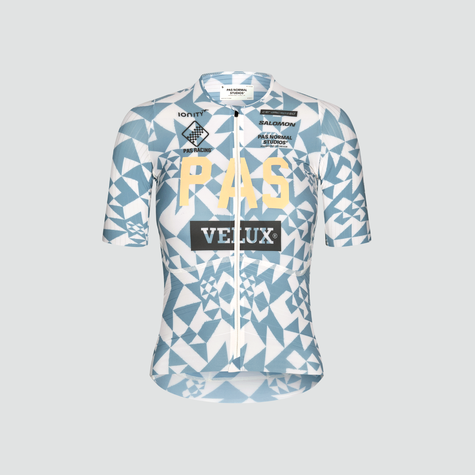 Women's PAS Racing Mechanism Pro Jersey - AOP Origami Light Blue
