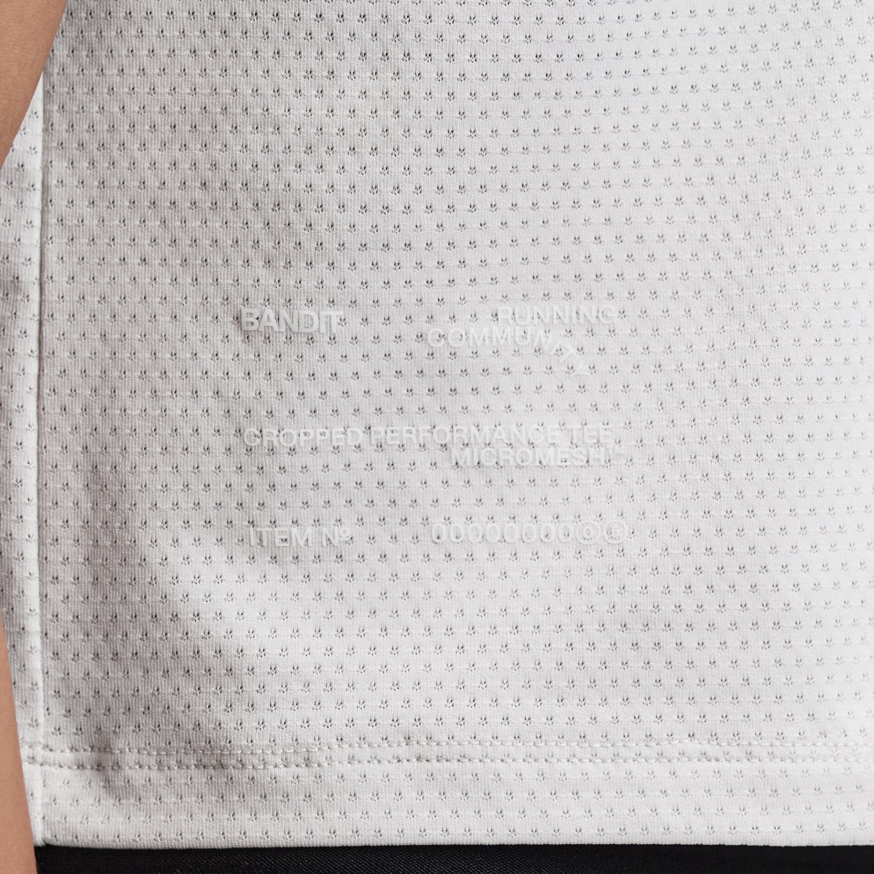Women's Micromesh™ Cropped Run Tee - Plaster
