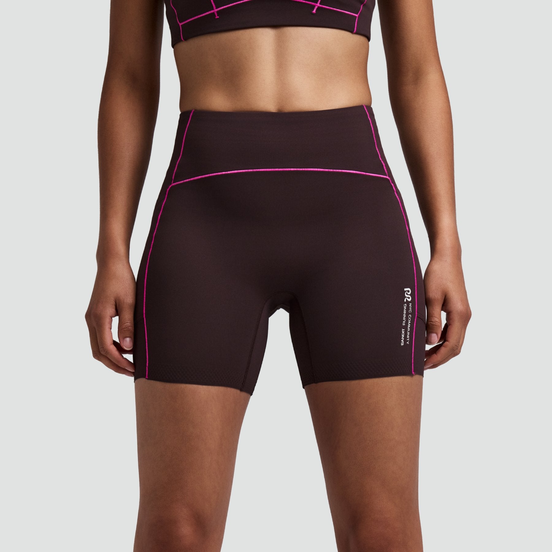 Women's Vanisher™ 5" Pop Stitch™ High Waist Compression Short - Espresso