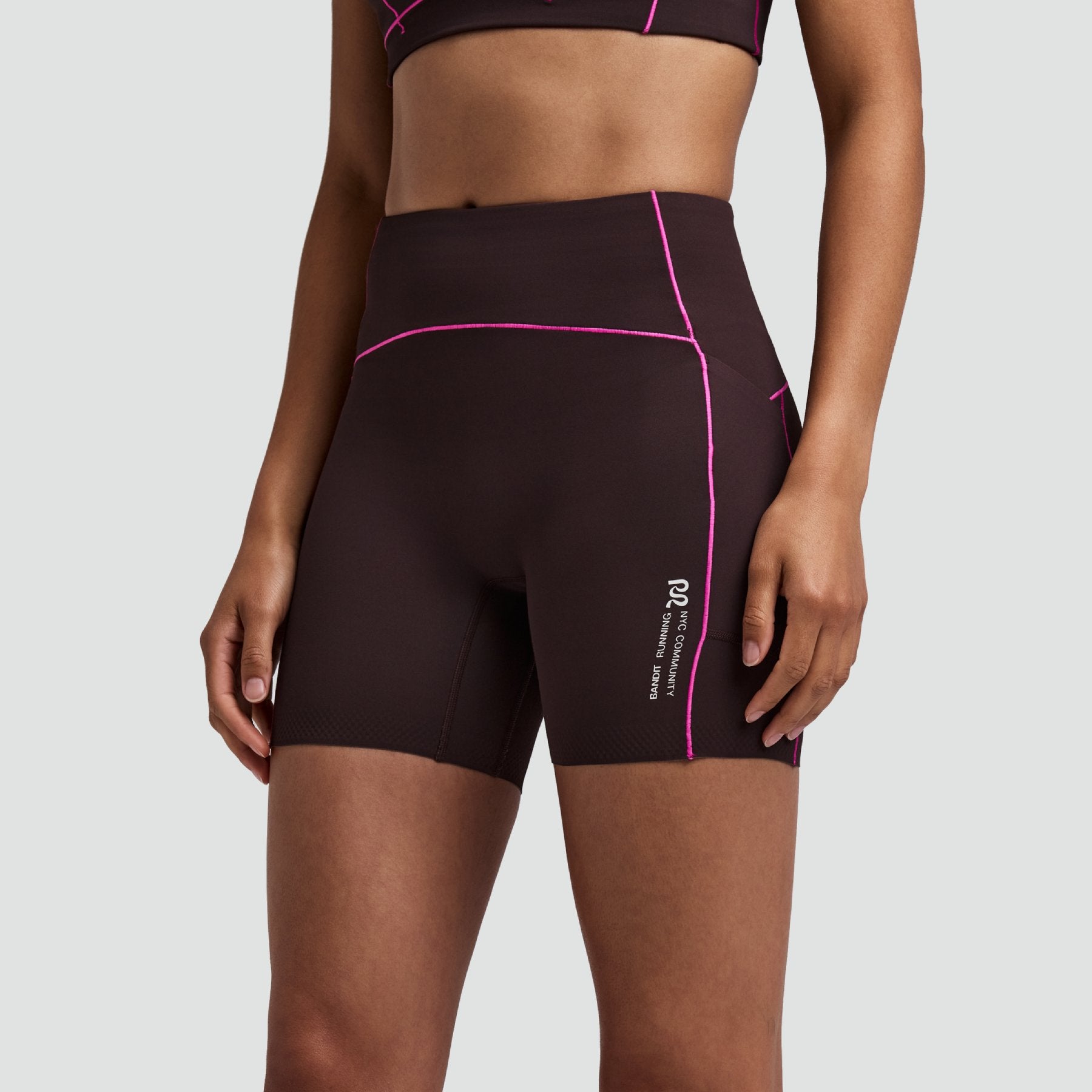 Women's Vanisher™ 5" Pop Stitch™ High Waist Compression Short - Espresso