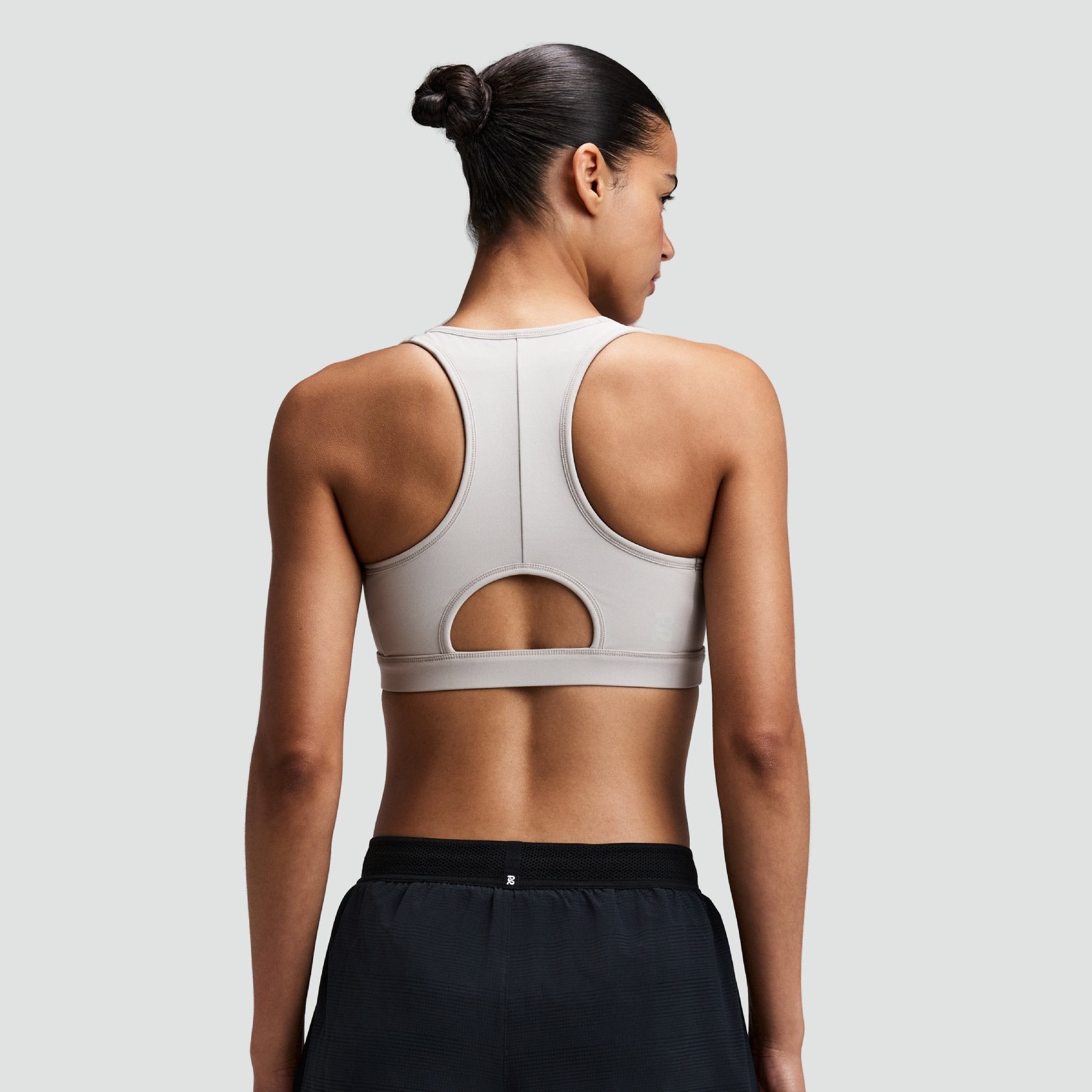 Women's Vanisher™ Reverso™ Scoop Neck Run Bra - Black / Plaster