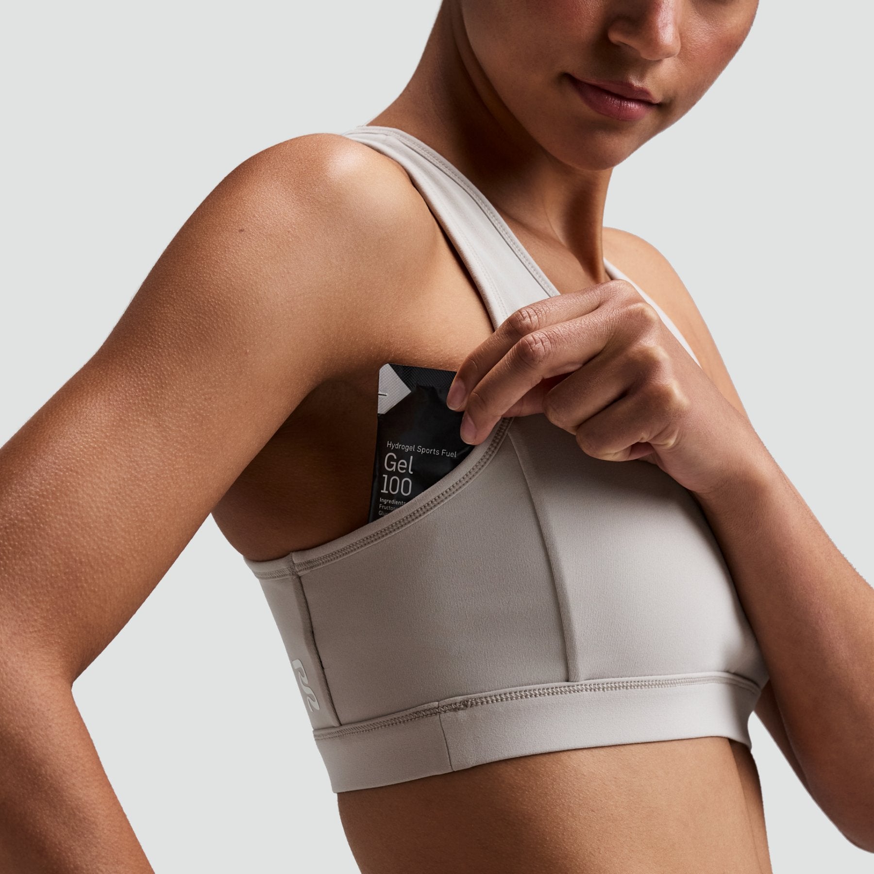 Women's Vanisher™ Reverso™ Scoop Neck Run Bra - Black / Plaster