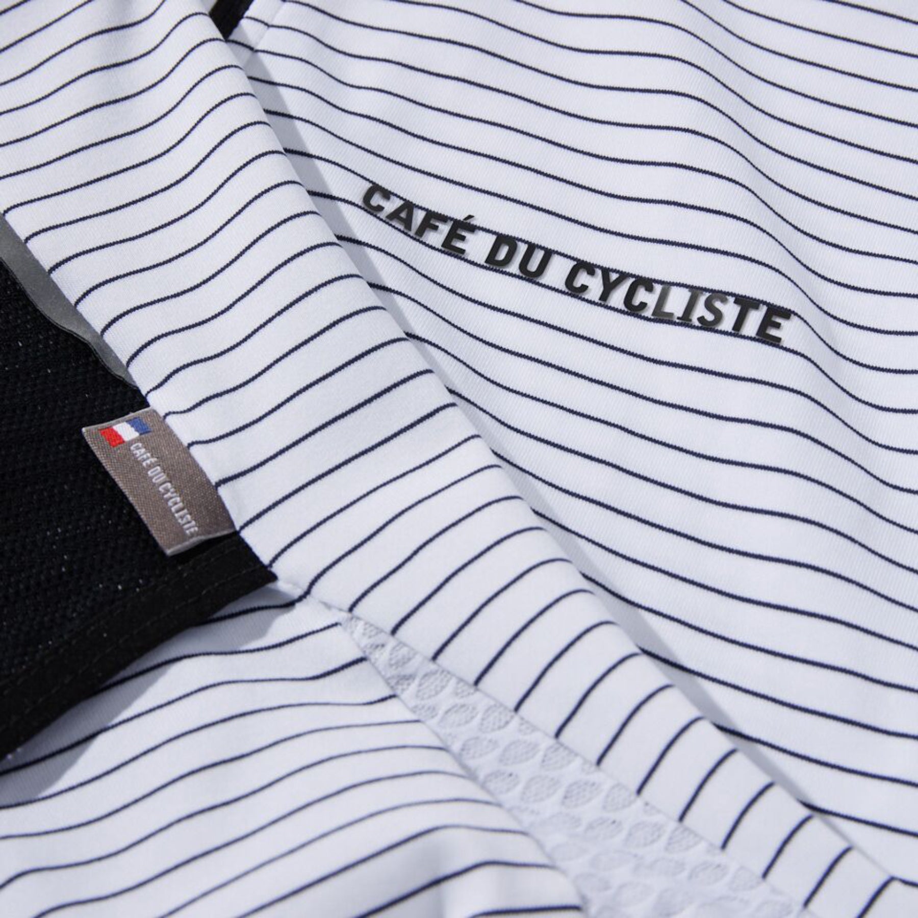 Café du Cycliste Men's Francine Jersey - White – Le Club