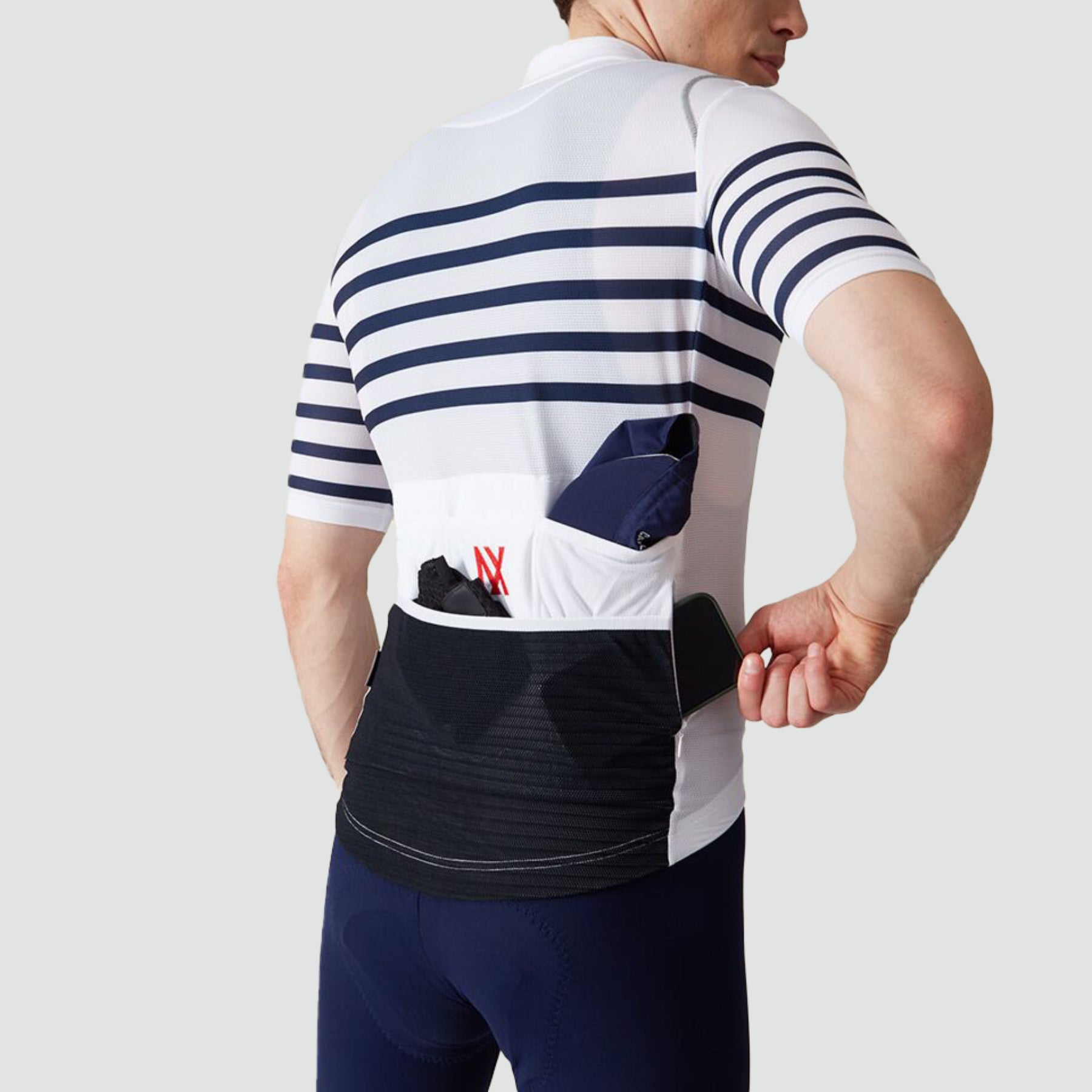 Café du Cycliste Men's Mona Jersey - White Classic – Le Club