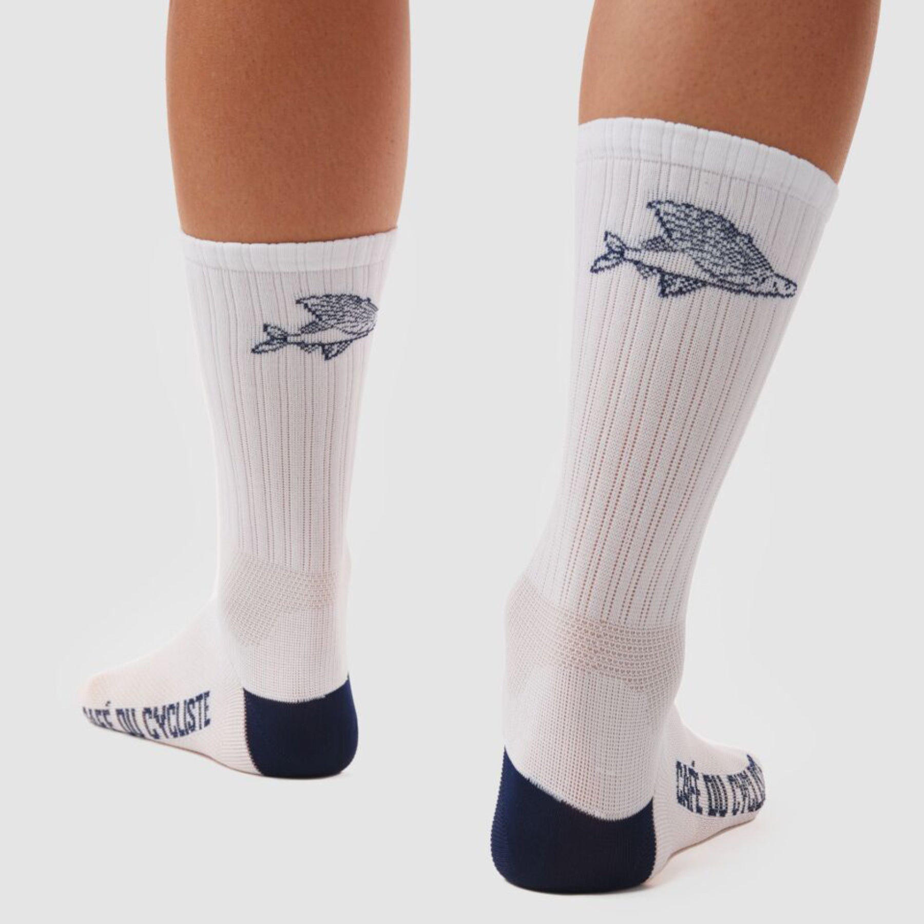 Gravel Socks - Flying Fish White