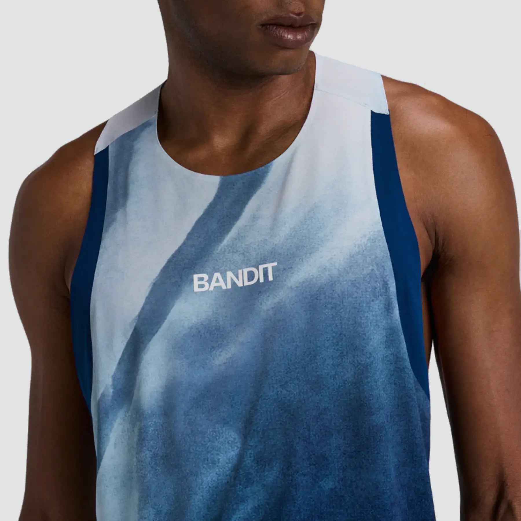 Specter™ Race Singlet - Undertow Ink Blue Multi