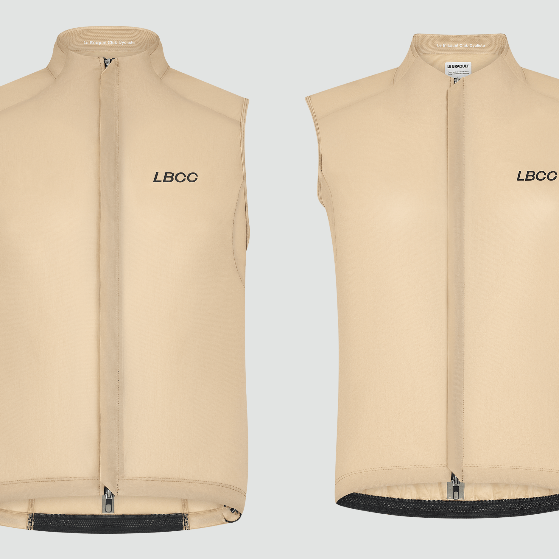 Unisex Rafale Sleeveless Vest - Sand