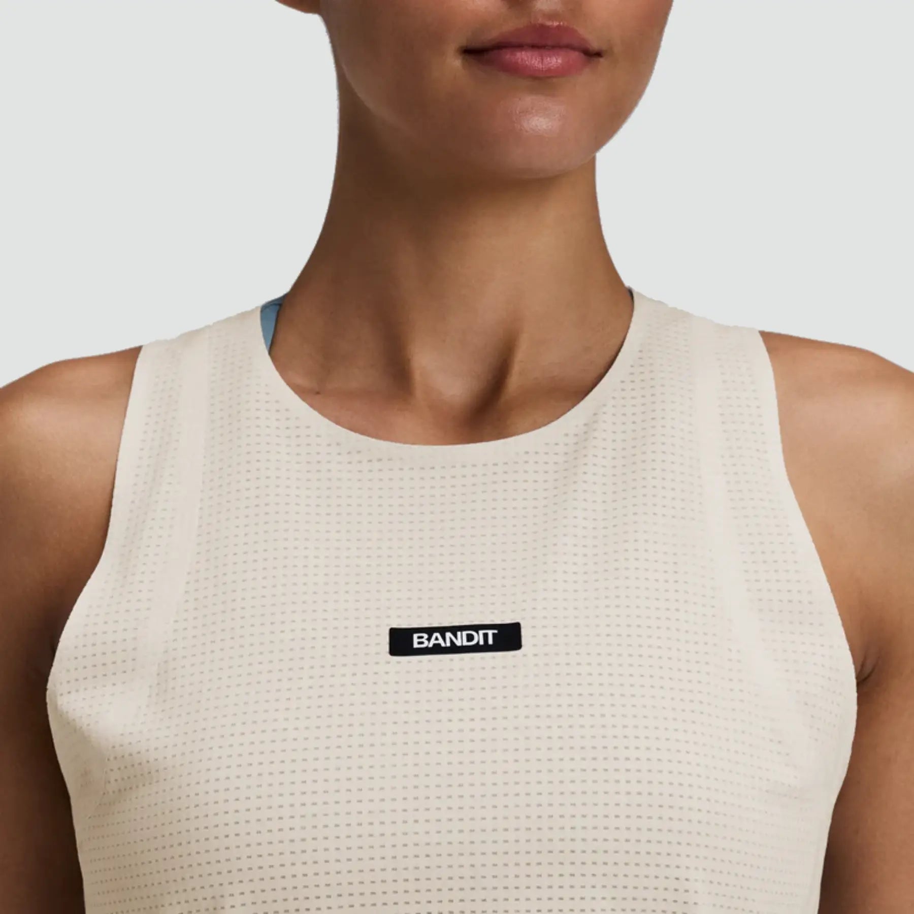 Women's GeoMesh™ Race Singlet - Cream