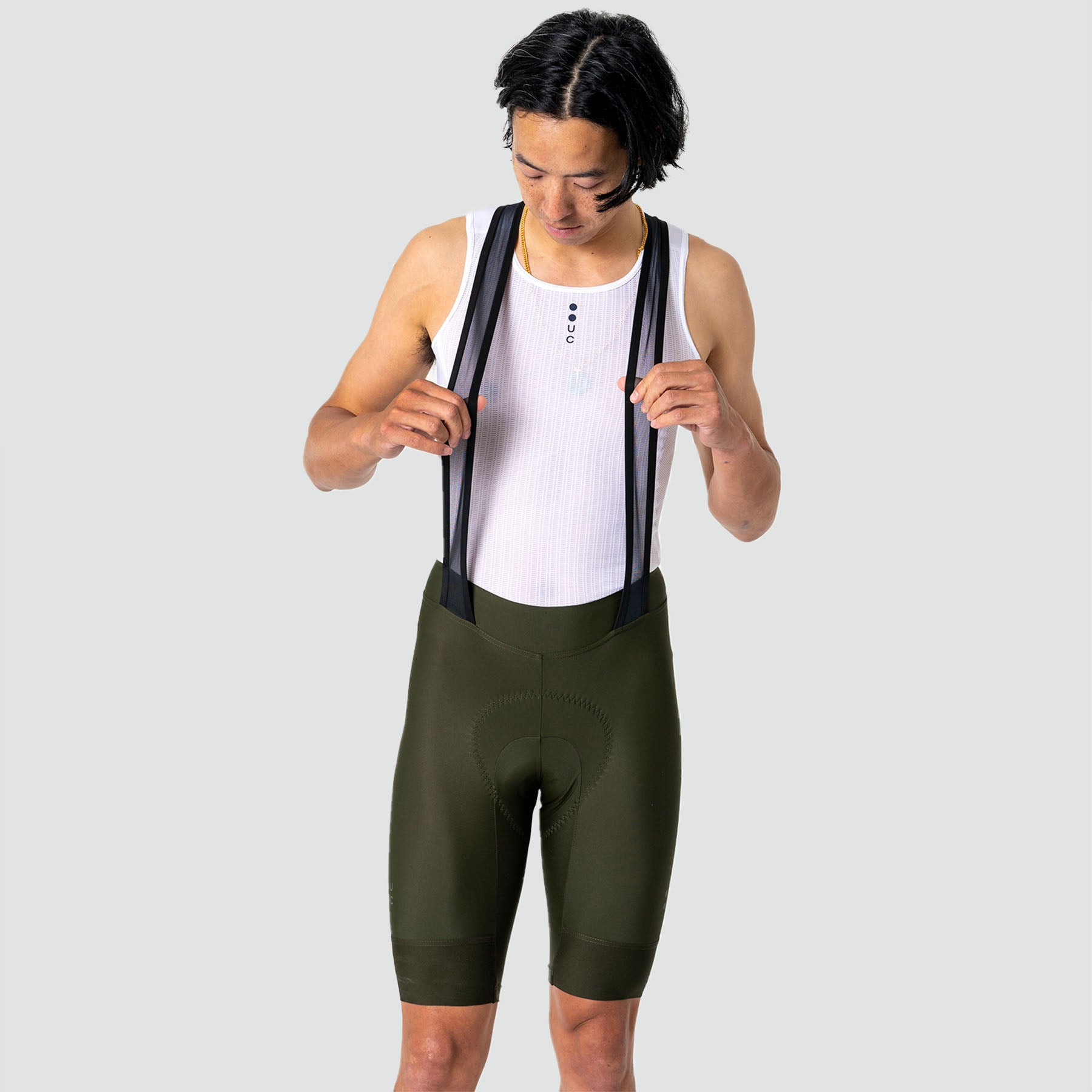 Mono Bib Short - Canopy Green