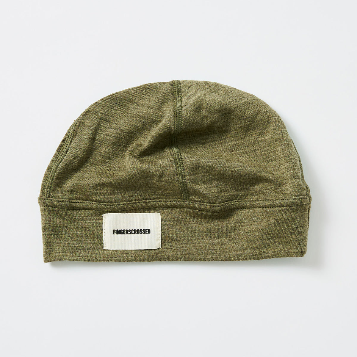 毛線帽 - 橄欖色