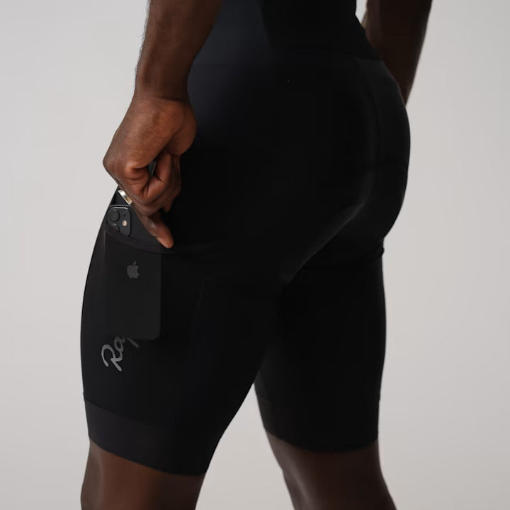 Men's Core Cargo Bib Shorts - Black/Black