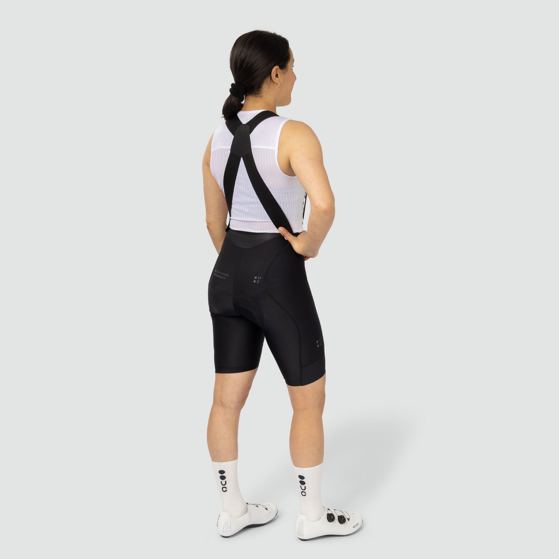 Universal Colours Mono Womens Bib Short - Black – Le Club