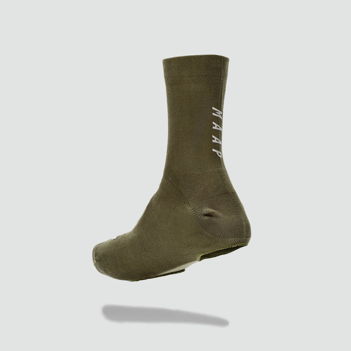針織外套襪 - 橄欖色